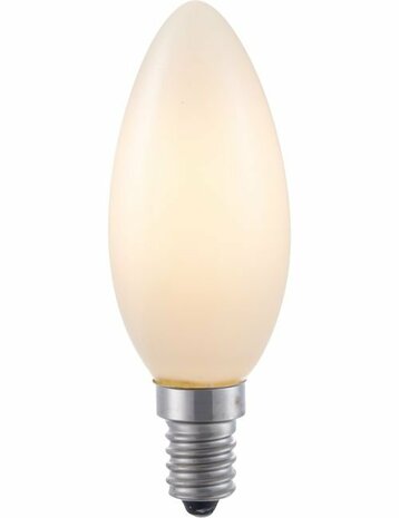 LED E14 Kaars Opaal 3 Watt Dimbaar