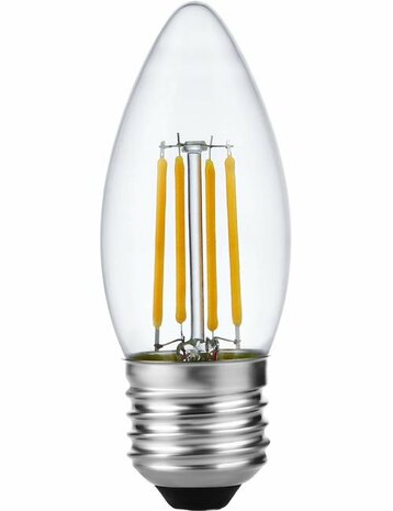 LED E27 Kaars Helder 4 Watt Dimbaar