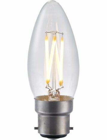 LED BA22D Kaars Helder 4 Watt Dimbaar
