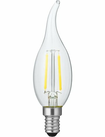 LED E14 Kaars Top Helder 1,5 Watt Dimbaar