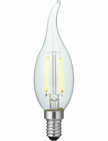 LED E14 Kaars Top Helder 1,5 Watt Dimbaar