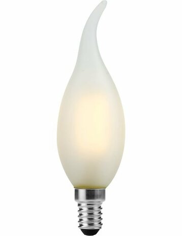 LED E14 Kaars Top Frosted 2 Watt Dimbaar