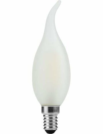 LED E14 Kaars Top Frosted 2 Watt Dimbaar