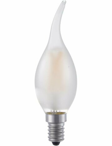 LED E14 Kaars Top Frosted 4 Watt Dimbaar
