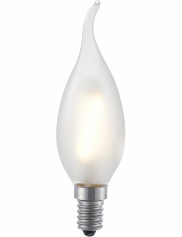 LED E14 Kaars Top Frosted 2 Watt Dimbaar