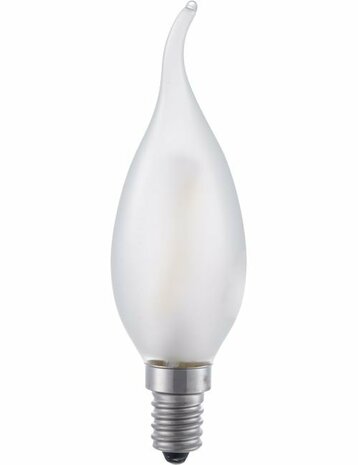 LED E14 Kaars Top Frosted 2 Watt Dimbaar