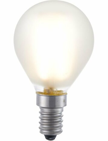 LED E14 Kogel G45 Frosted 4 Watt Dimbaar