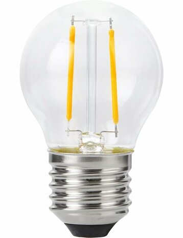 LED E27 Kogel G45 Helder 2 Watt Dimbaar
