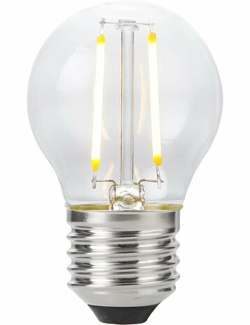 LED E27 Kogel G45 Helder 2 Watt Dimbaar