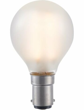 LED BA15D Kogel G45 Frosted 1,5 Watt Dimbaar