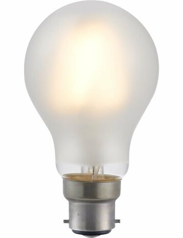 LED BA22D A60 Frosted 5,5 Watt Dimbaar