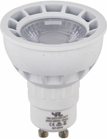 LED GU10 Wit 5,5 Watt 40° Dim to Warm