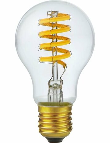 LED E27 A60 Helder Curled 6 Watt Dim to Warm