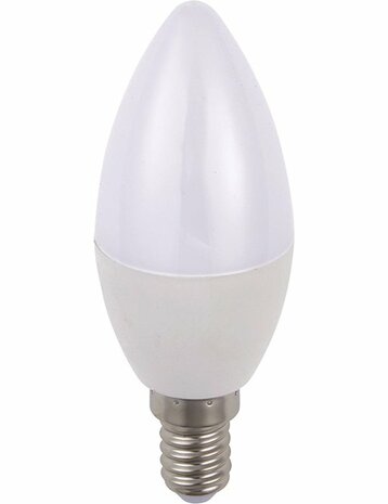 LED E14 Kaars Opaal 5 Watt Dimbaar