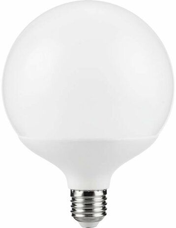 LED E27 G120 Opaal 18 Watt Dimbaar
