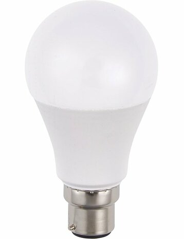 LED BA22D A60 Opaal 10 Watt Niet Dimbaar