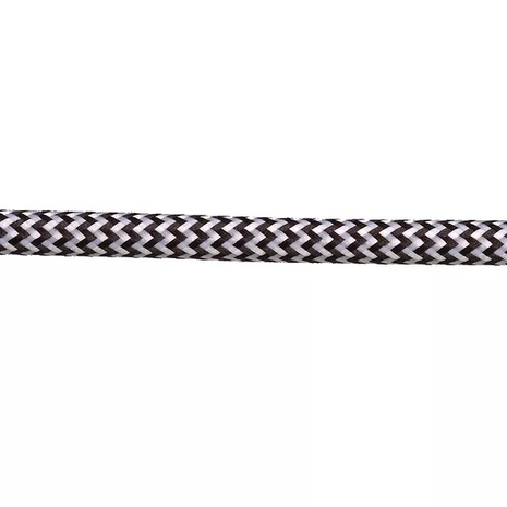 Stofkabel Zwart/Wit