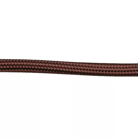 Stofkabel Glanzend Donkerbruin