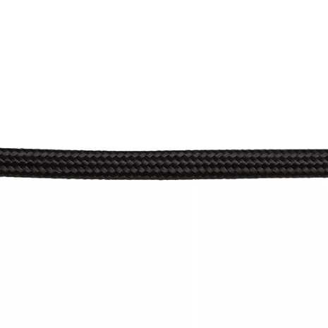 Stofkabel Glanzend Zwart