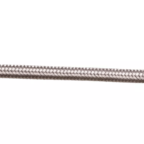 Stofkabel Glanzend Zilver