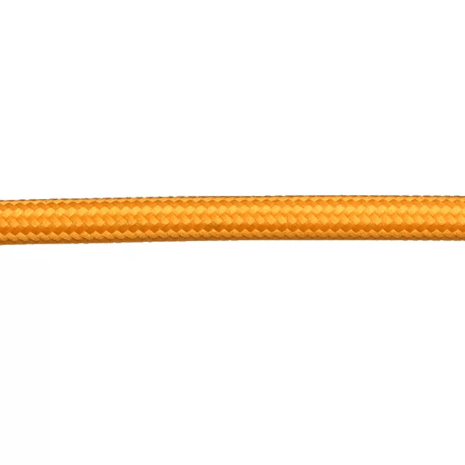 Stofkabel Mat Licht Oranje