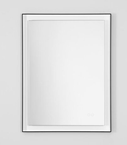 Badkamerspiegel Deca Zwart 60x80cm anti-condens
