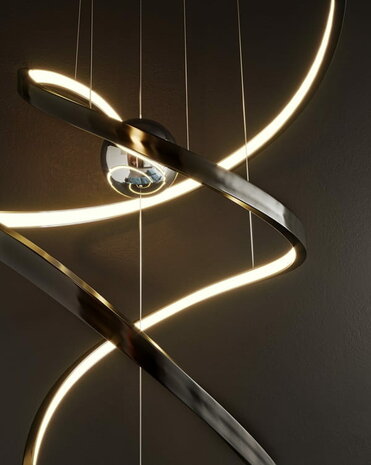 Videlamp Ritz Zwart Chroom