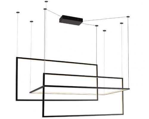 Hanglamp Geometric Zwart