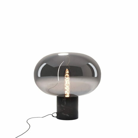 Tafellamp Moonstone Smoke Zwart Marmer