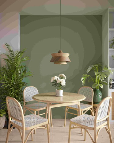 Hanglamp Kioto Hout