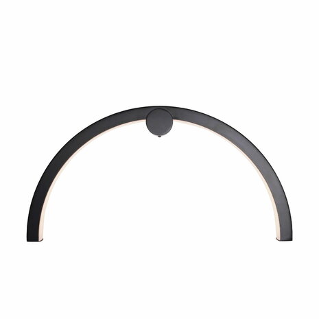 Wandlamp Trio Arc Zwart