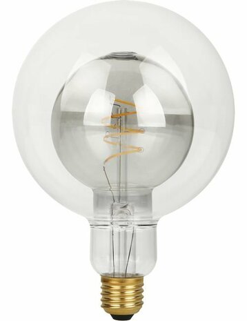 LED E27 Flex Double Globe G125x180 470Lm 5.5W 822 AC Clear/Smoke Dim