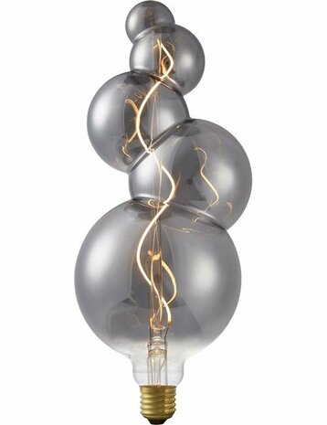 LED E27 Fila XXL Flex Bubble-5 125x325 230V 100Lm 4W 822 AC Smoke Dim