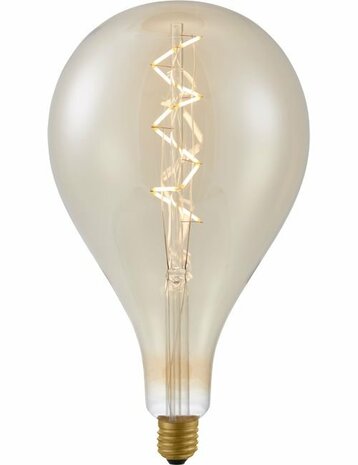 LED E27 Fila XXL GLS Spiral A165x300 230V 450Lm 6W 922 AC Gold Dim