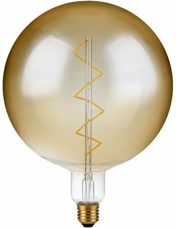 LED E27 Fila XXL Globe Spiral G200x262 230V 550Lm 6W 925 AC Gold Dim