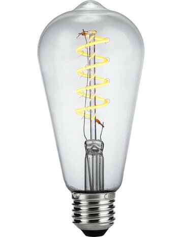 LED E27 Fila Flex AX Rustika ST64x140 230V 220Lm 4W 922 AC Clear Dim