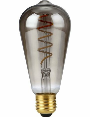 LED E27 Fila Flex AX Rustika ST64x143 230V 150Lm 4W 922 AC Smoke Dim