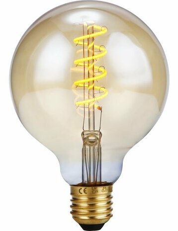 LED E27 Fila Flex AX Globe G95x135 230V 200Lm 4W 920 AC Gold Dim