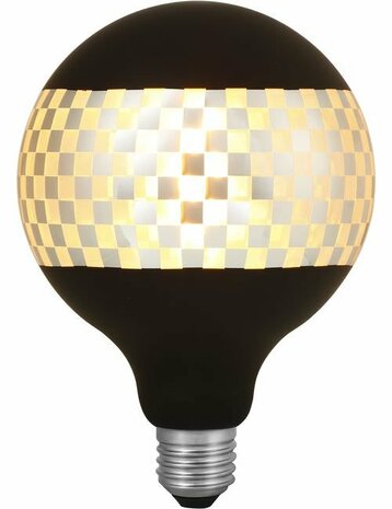LED E27 Fila Laser Blox G125x180 230V 120Lm 4W 925 AC Black Dim