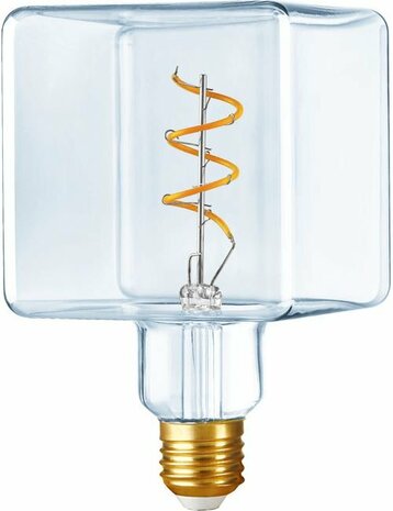 LED E27 Flex Ice Cube C95x155 230V 240Lm 4W 925 AC Crystal Dim