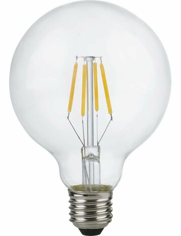 LED E27 Fila Globe G95x135 230V 320Lm 4W 925 AC Clear Dim