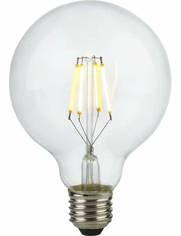 LED E27 Fila Globe G95x135 230V 320Lm 4W 925 AC Clear Dim