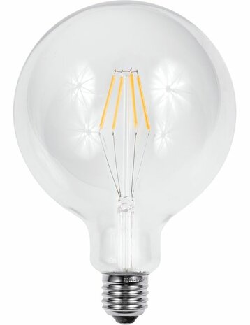 LED E27 Fila Globe G125x180 230V 500Lm 4.5W 927 AC Clear Dim