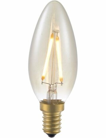 LED E14 Fila Candle C35x100 230V 100Lm 2W 922 AC Gold Dim