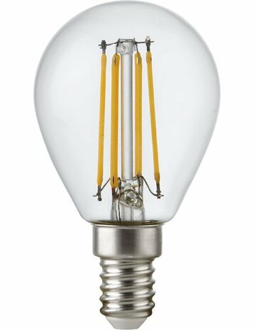 LED E14 Fila Ball G45x80 230V 470Lm 4.7W 927 AC Clear Dim
