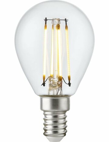 LED E14 Fila Ball G45x80 230V 470Lm 4.7W 927 AC Clear Dim