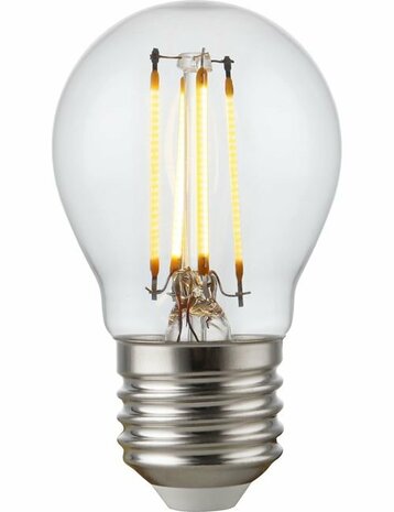LED E27 Fila Ball G45x80 230V 470Lm 4.7W 927 AC Clear Dim