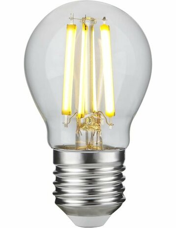 LED E27 Fila Ball G45x80 230V 806Lm 7W 927 AC Clear Dim