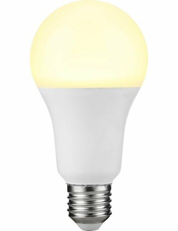 LED E27 GLS A71x135 100-240V 1200Lm 15W 830 160° AC/DC Opal Non-Dim