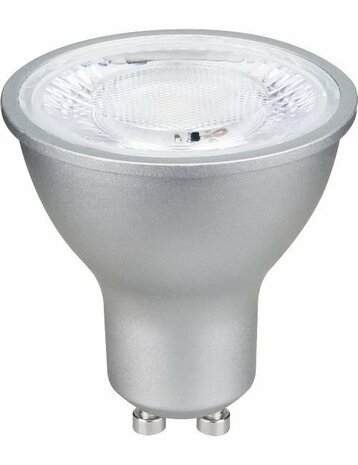 LED GU10 MR16 50x55 230V 380Lm 6W 922 40° AC Silver Dim